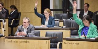 1068. Sitzung des Bundesrates Abstimmung